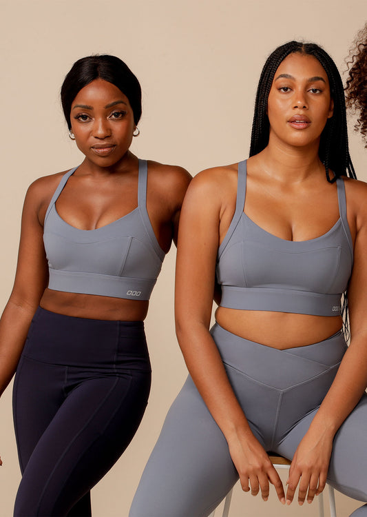 Lorna Jane Full Potential Sports Bra - Powder Grey