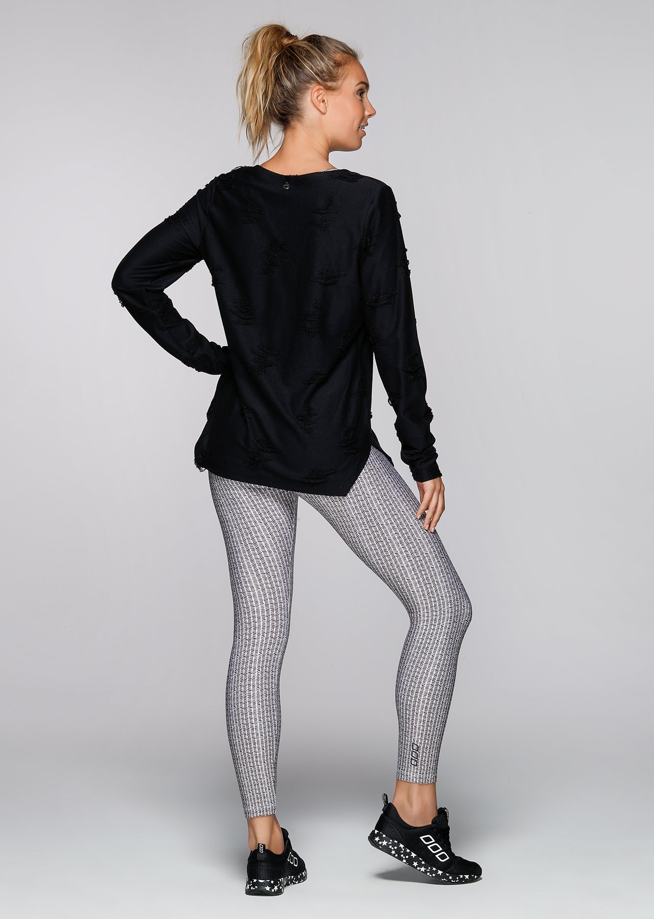 Lorna Jane Glory L/Slv Top - Black