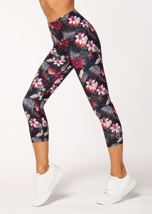 Lorna Jane Graphic Jungle Core 7/8 Tight - Graphic Jungle Print