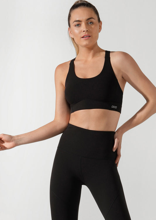Lorna Jane High Impact Sports Bra - Black