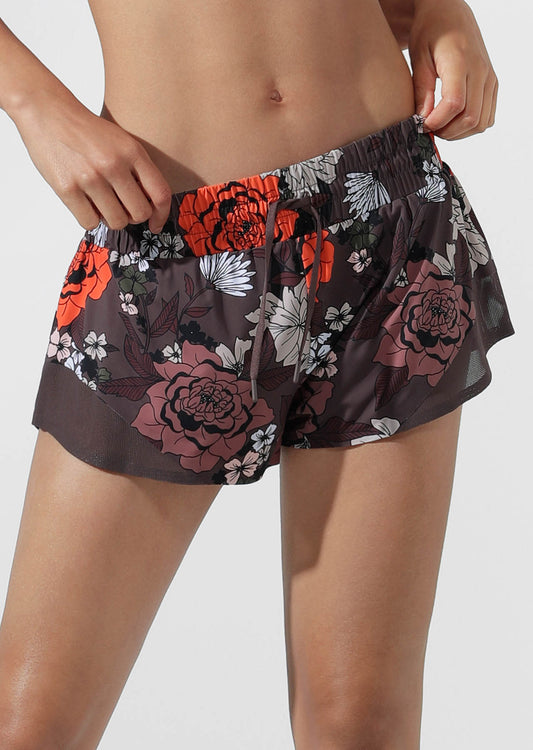Lorna Jane Hyper Botanical Run Shorts - Hyper Botanic Print