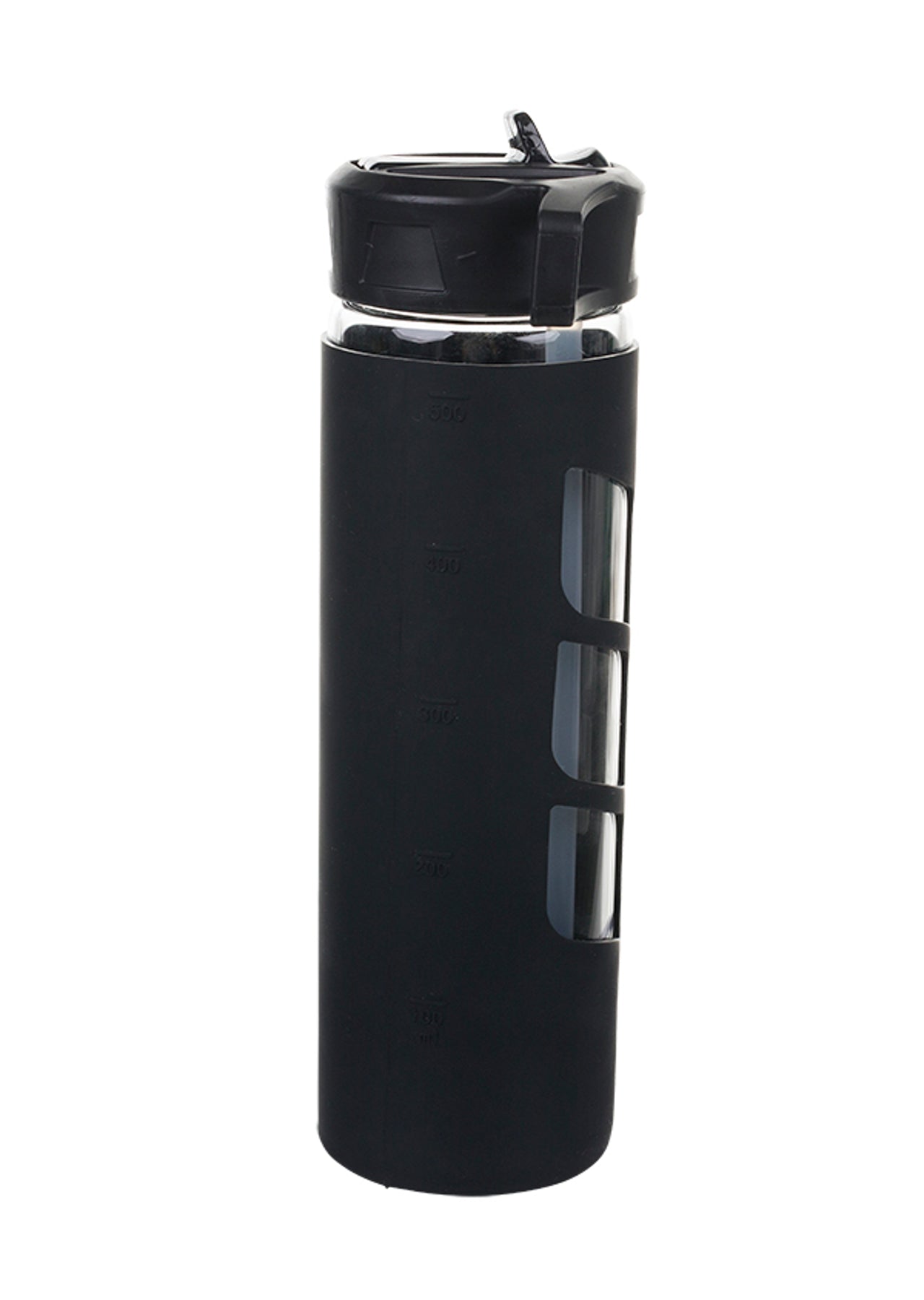 Lorna Jane Iconic Glass Water Bottle - Black