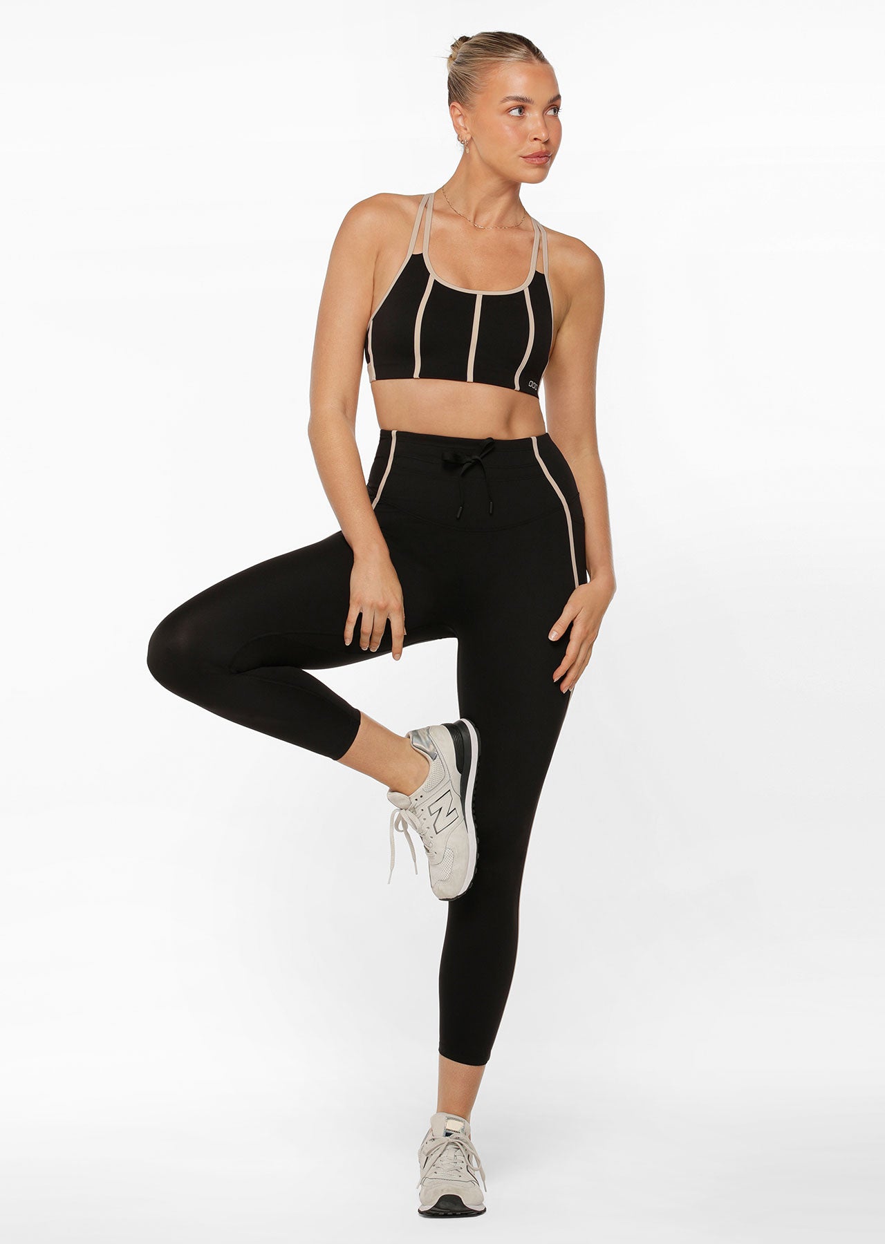 Lorna Jane Adapt No Ride Ankle Biter Leggings - Black