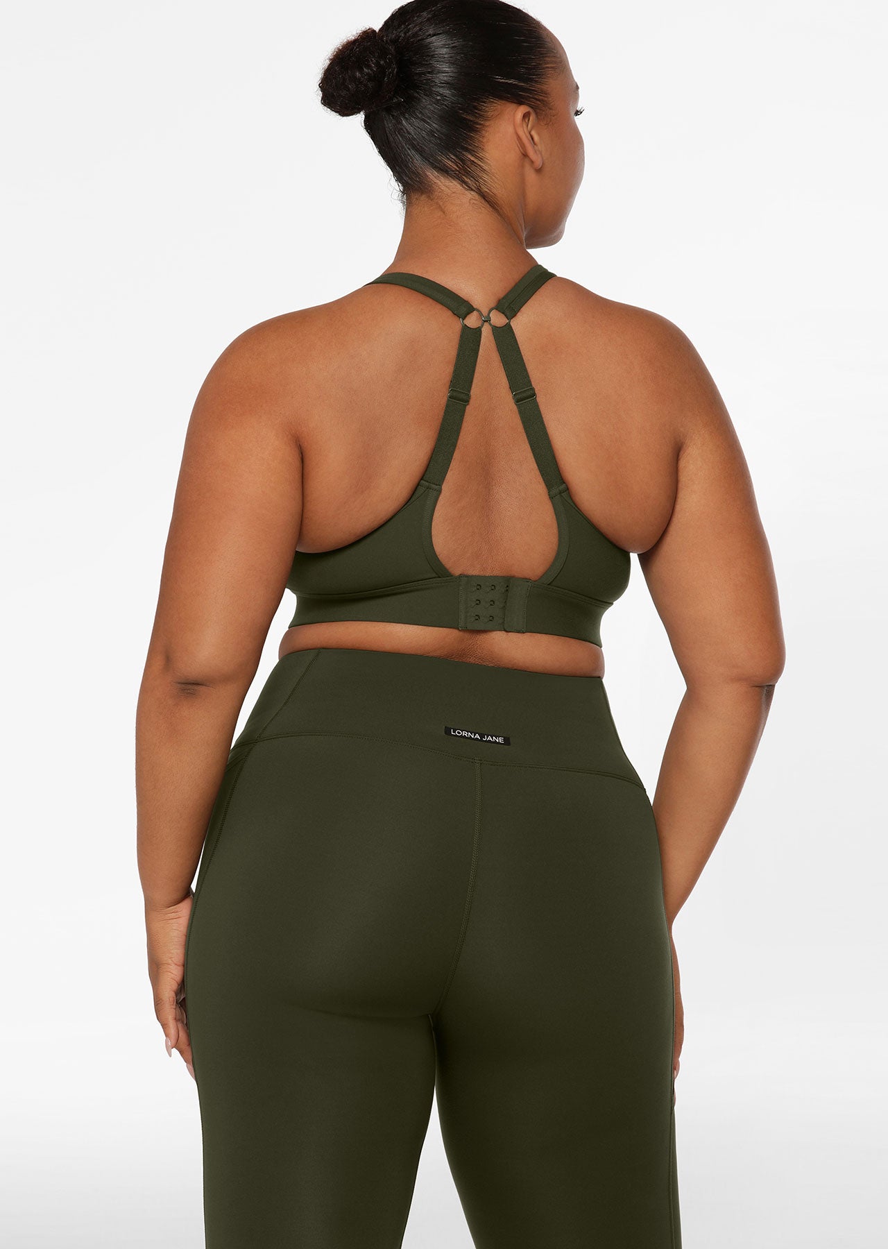 Lorna Jane Amy Maximum Support Sports Bra - Luxury Green