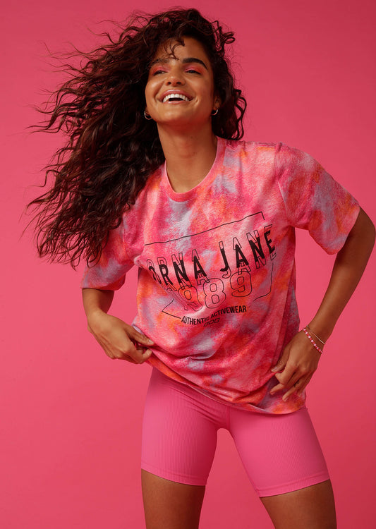 Lorna Jane Festival Fever Relaxed Tee - Festival Fever Print