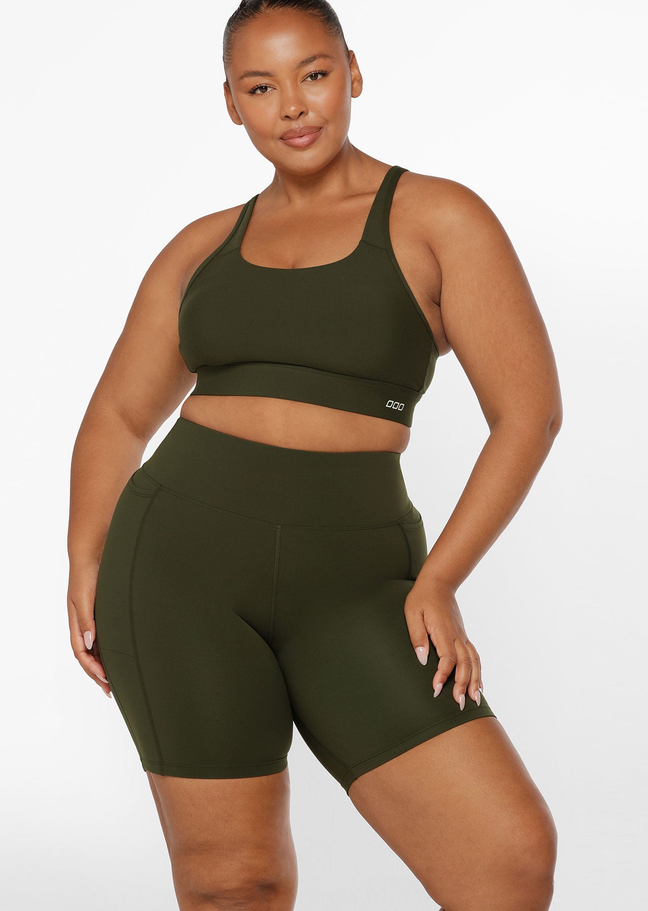 Lorna Jane Amy Maximum Support Sports Bra - Luxury Green