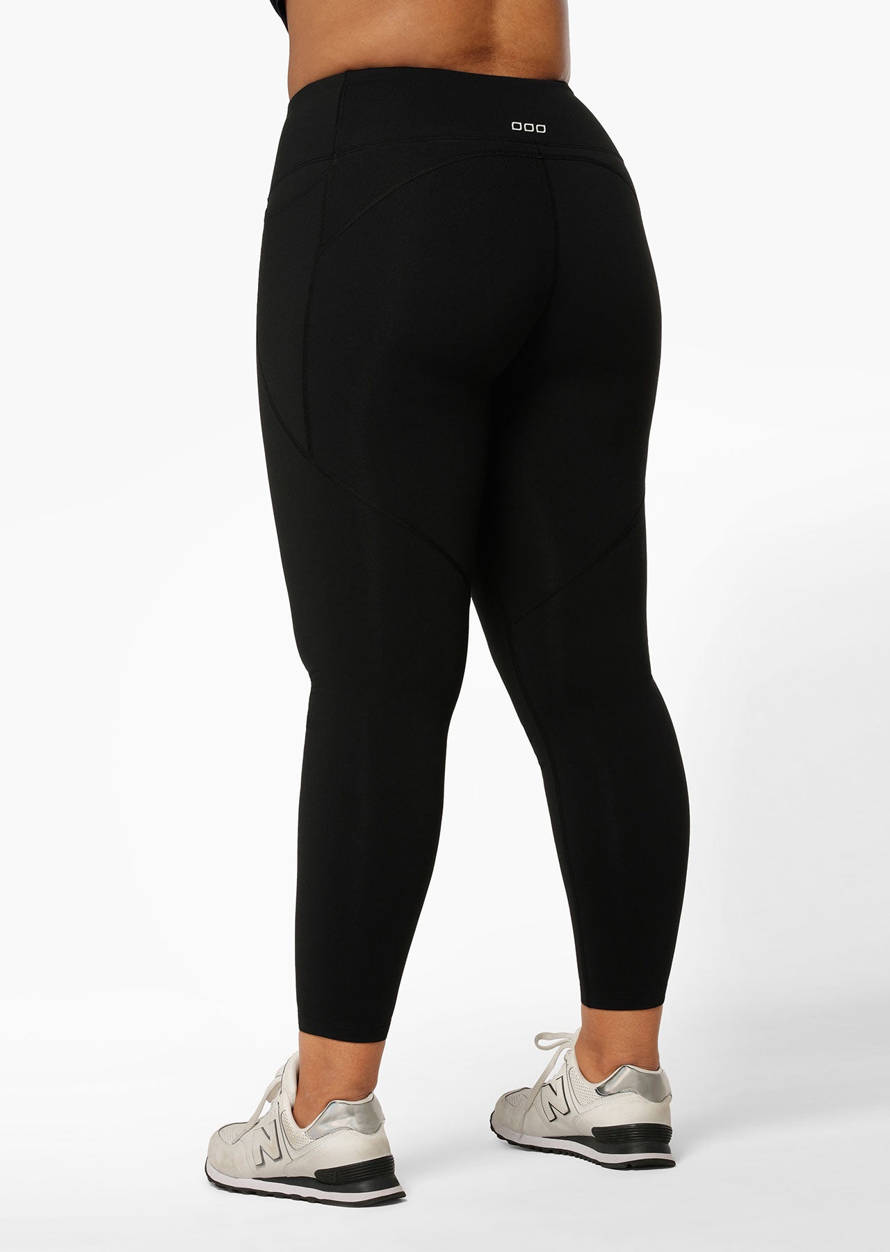 Lorna Jane Amy Thermal Phone Pocket Ankle Biter Leggings - Black