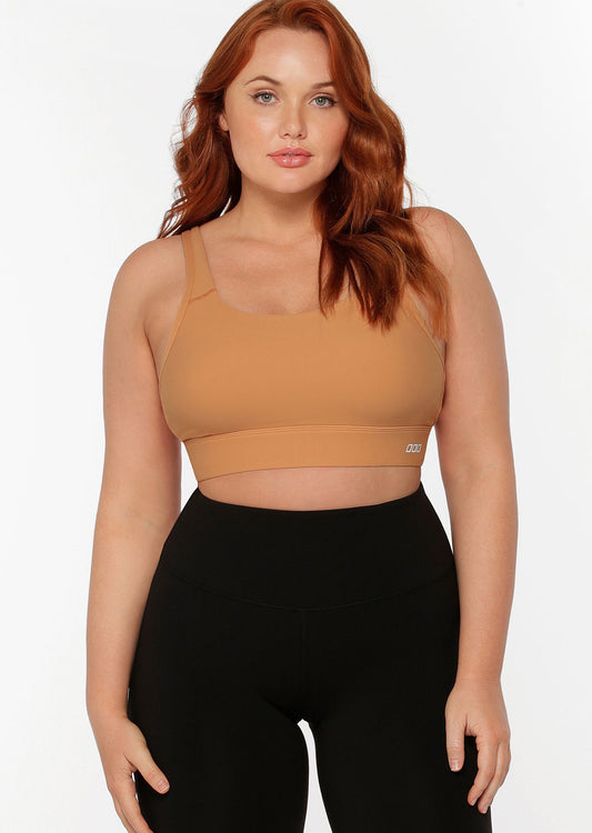 Lorna Jane Amy Maximum Support Sports Bra - Toffee