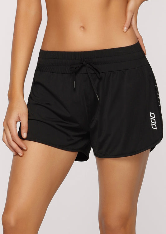 Lorna Jane Interval Run Shorts - Black