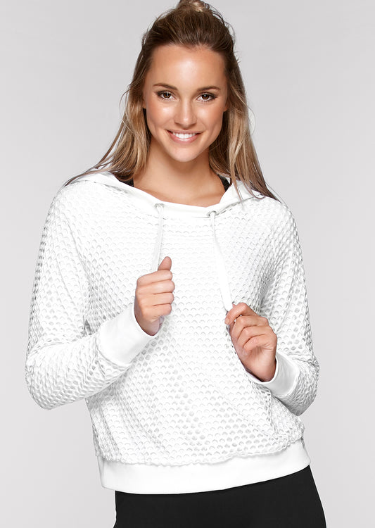 Lorna Jane Keep It Light Excel Pullover - White