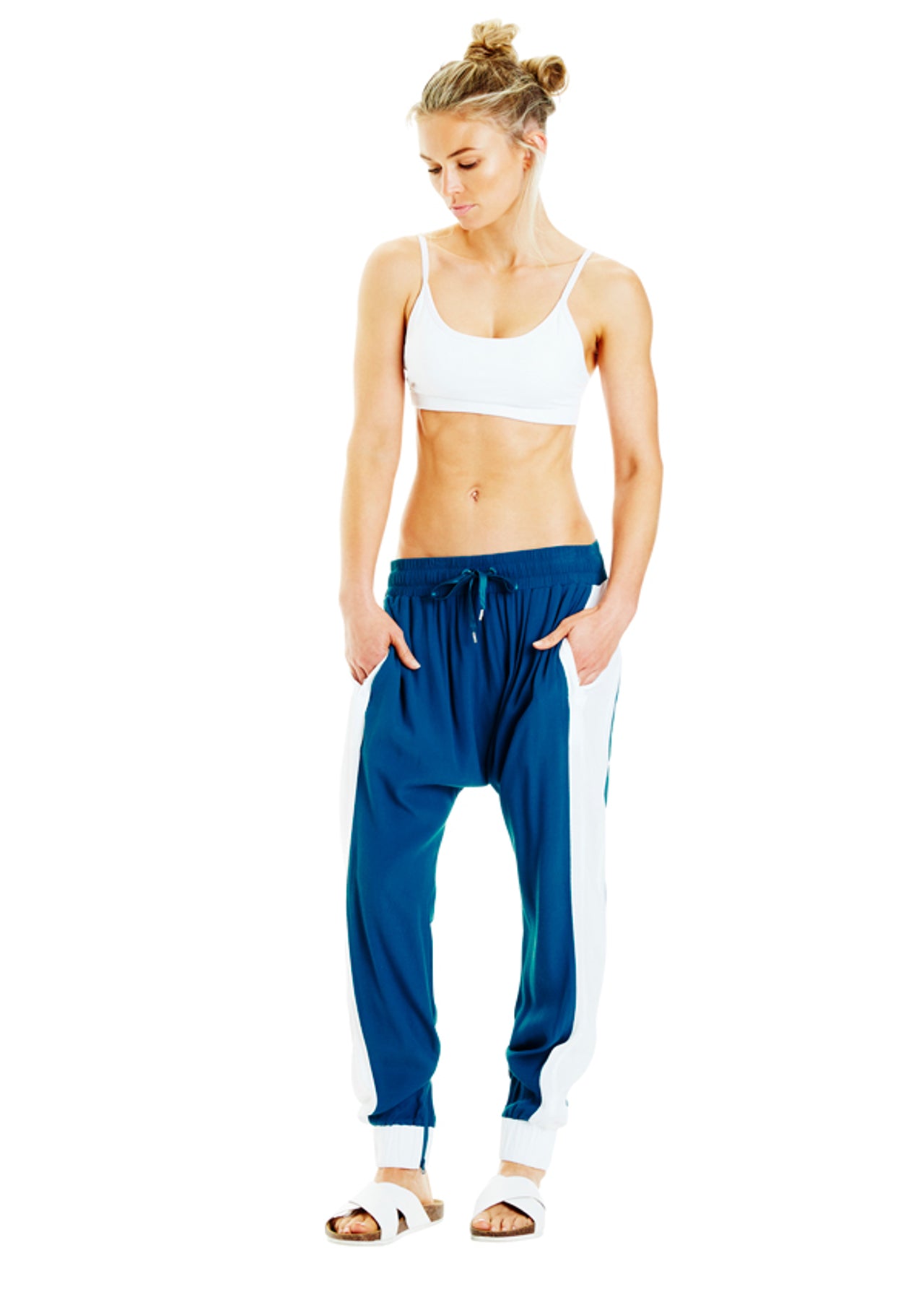Lorna Jane Kerrie F/L Active Pants - Ocean