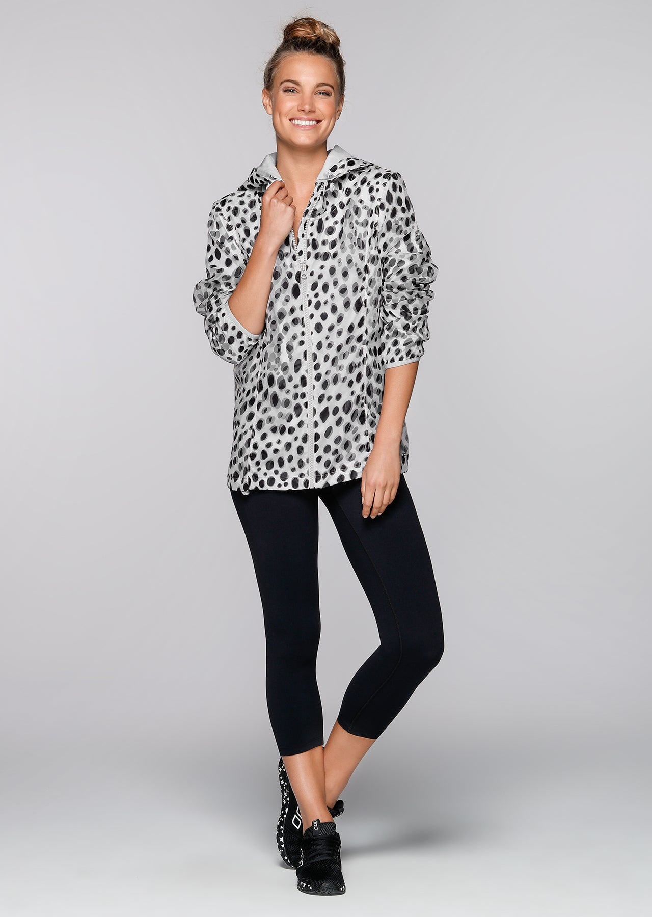 Lorna Jane Leo Zip Through Jacket - Leo Print
