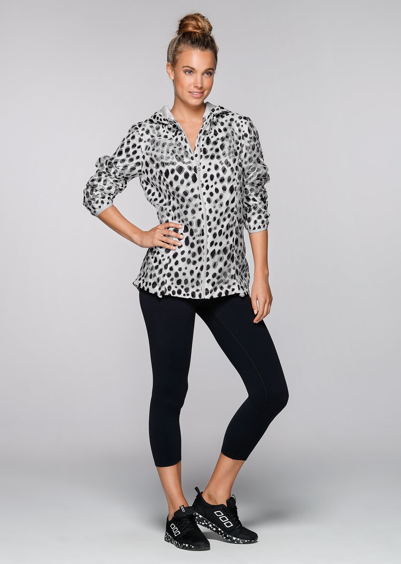 Lorna Jane Leo Zip Through Jacket - Leo Print