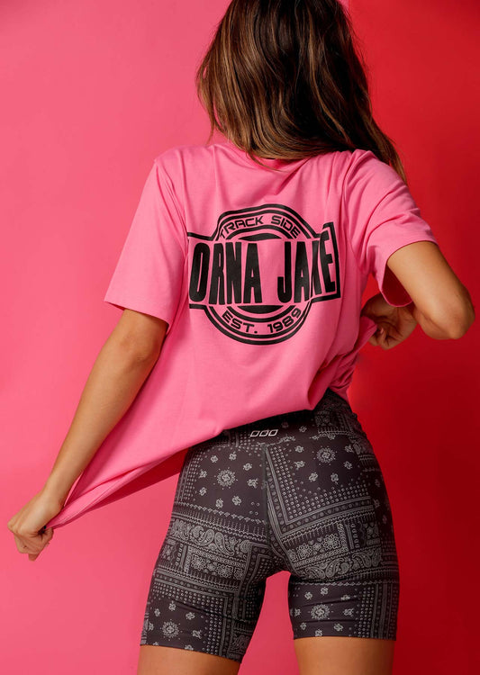 Lorna Jane Level Up Core Tee - Fiesta