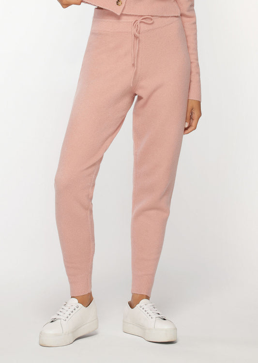 Lorna Jane Lifestyle Knit Track Pants - Antique Rose