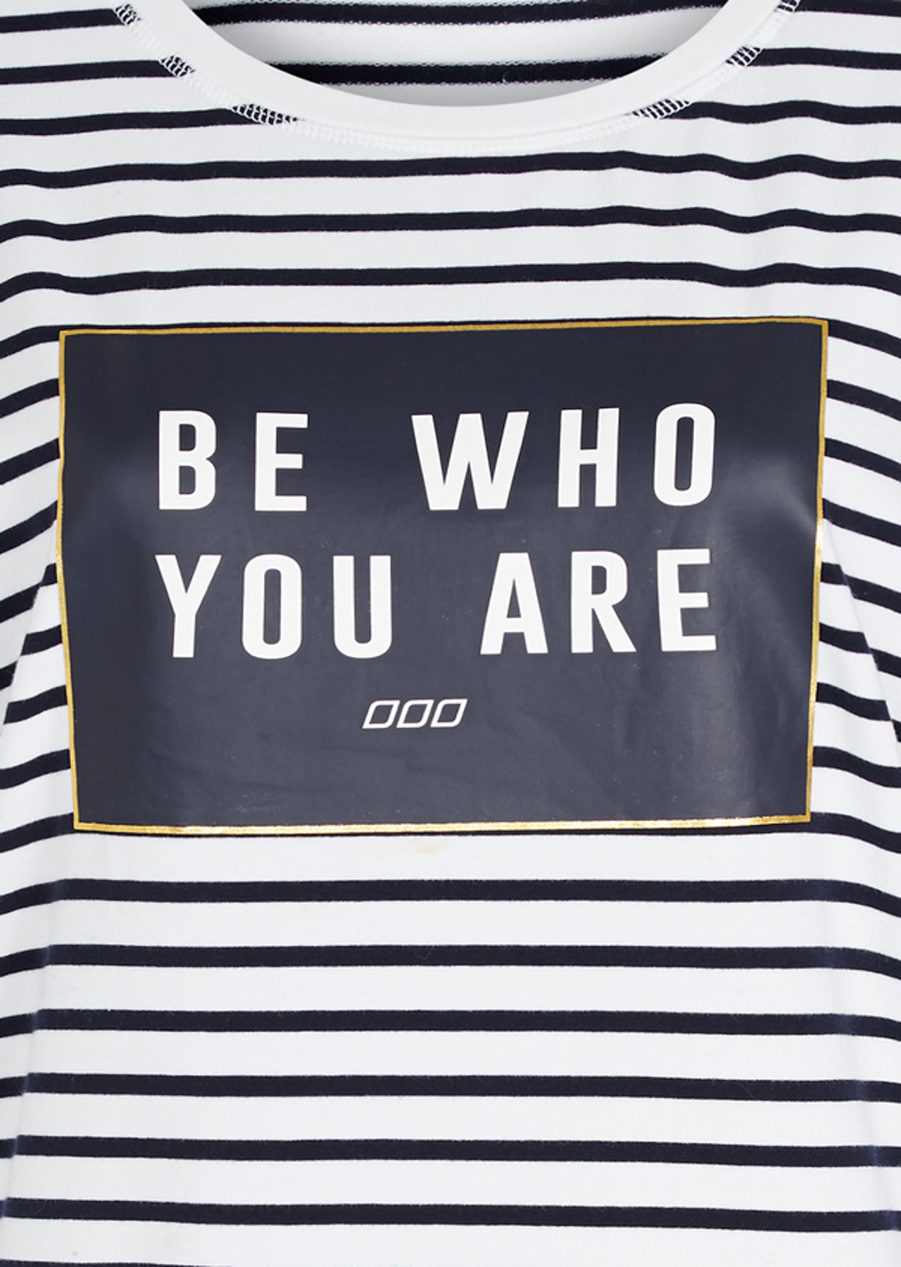 Lorna Jane Lily Sweat - Ink/White Stripe