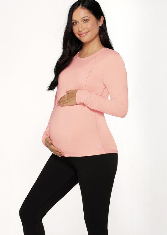 Lorna Jane LJ Active Feeding Long Sleeve Top - Ballerina