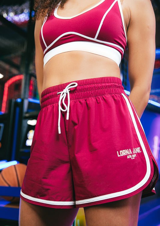 Lorna Jane LJ Athletic High Rise Run Shorts - Marrakesh
