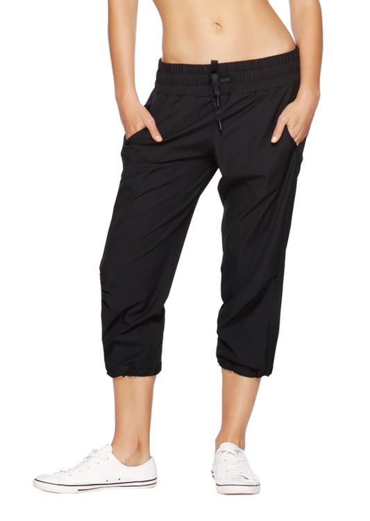 Lorna Jane LJ Booty Dance Cropped Pants - Black