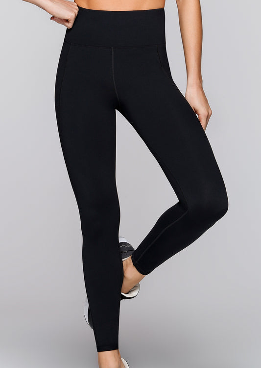 Lorna Jane LJ Core High Waisted F/L Tight - Black