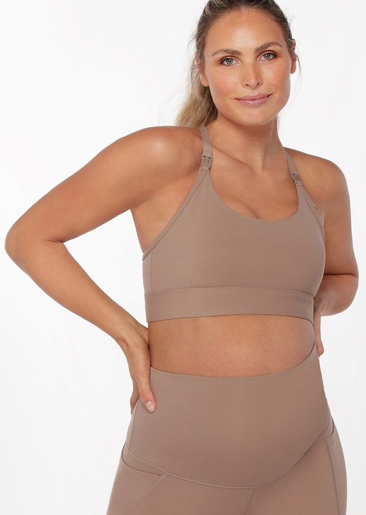 Lorna Jane LJ Nursing Bra - Bone