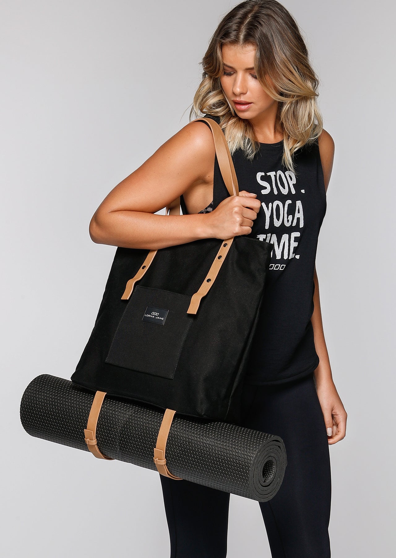 Lorna Jane LJ Yoga Bag - Black
