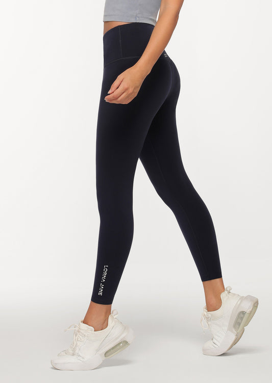 Lorna Jane Lotus Ankle Biter Leggings - French Navy