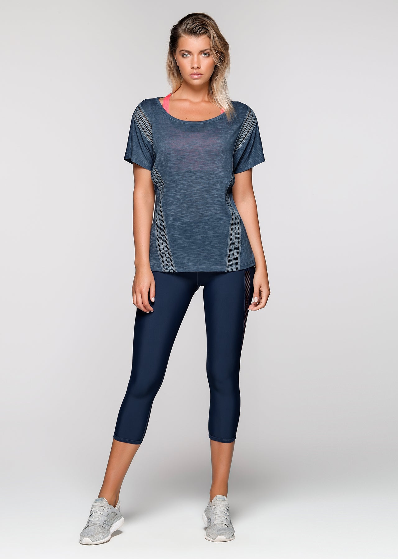 Lorna Jane Lucid T-Shirt - Misty Blue