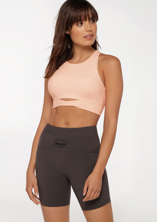 Lorna Jane Lucky Sports Bra - Dream Pink