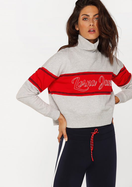 Lorna Jane Luxe 89 Ski Jumper - Light Grey Marl