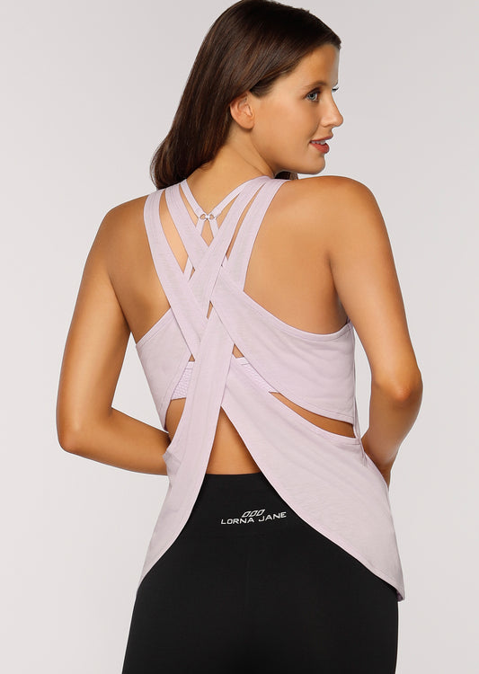 Lorna Jane Magnolia Active Tank - Pastel Violet