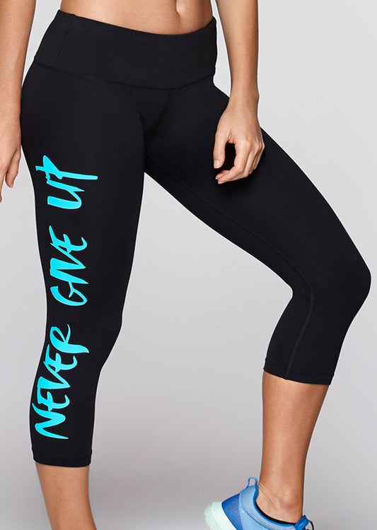 Lorna Jane Never Give Up 7/8 Ti - Black