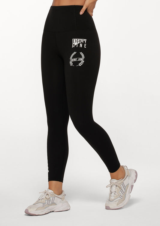 Lorna Jane No Limits Core Ankle Biter Leggings - Black