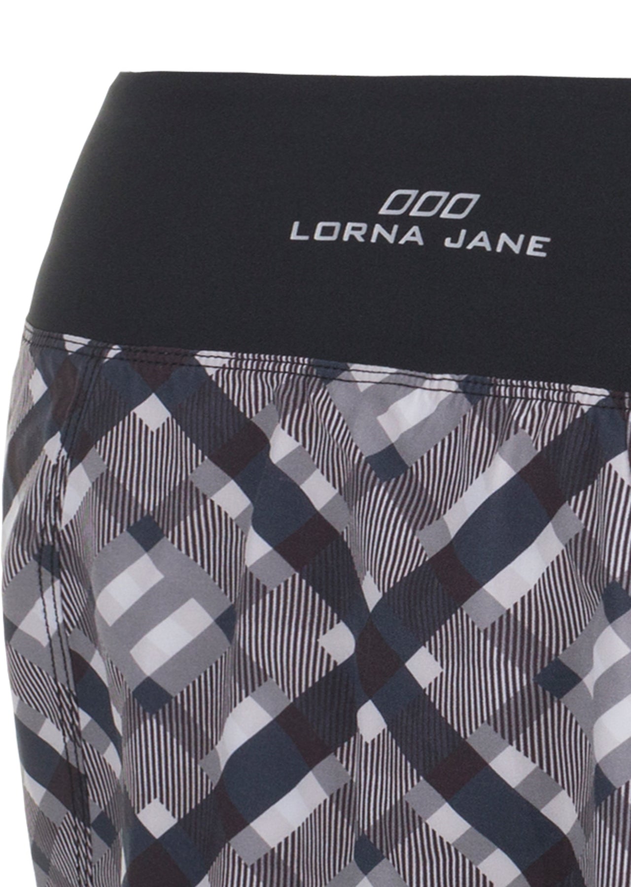 Lorna Jane Off Duty Skort - Black/White