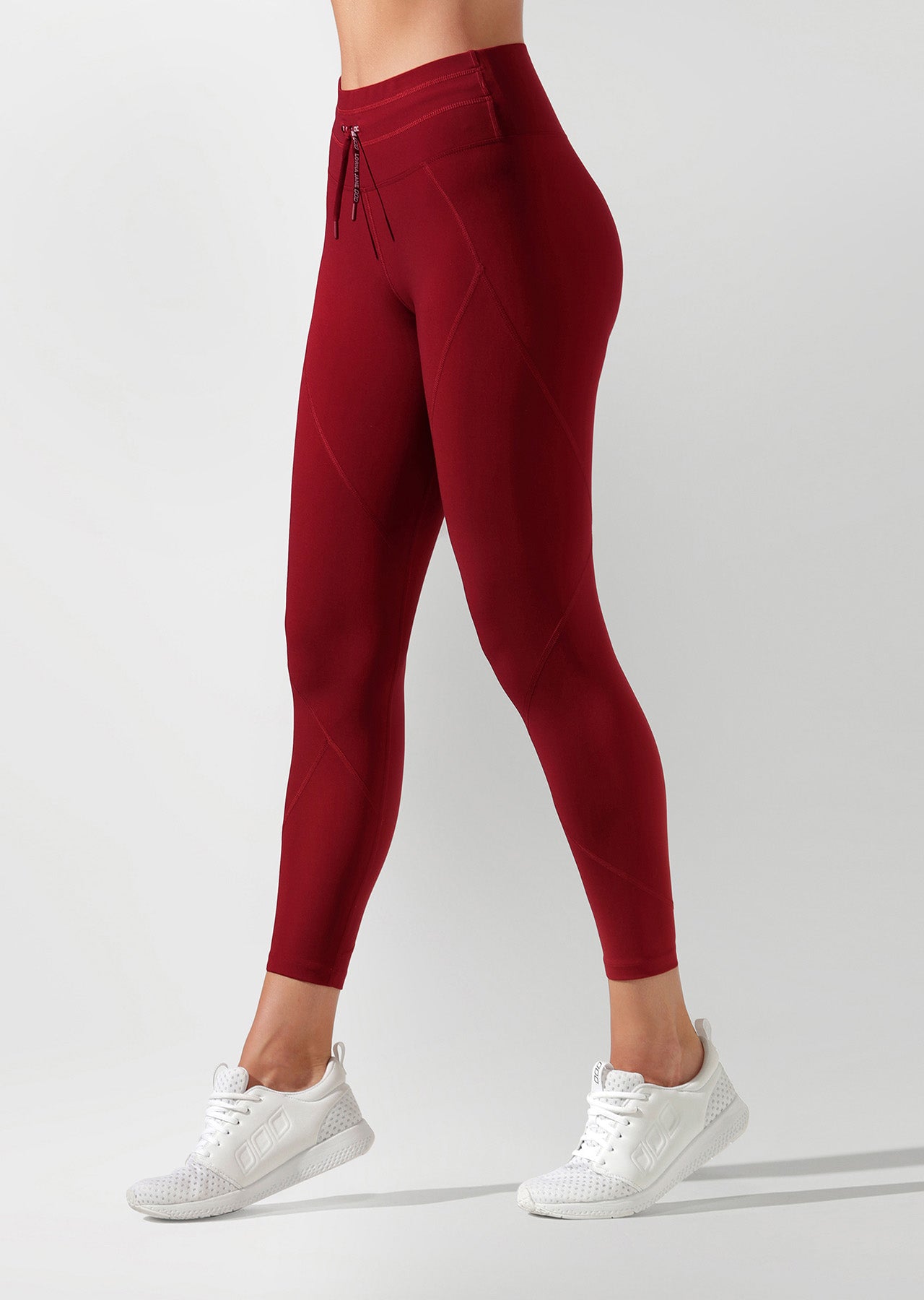 Lorna Jane Retro Ankle Biter Tight - Cherry