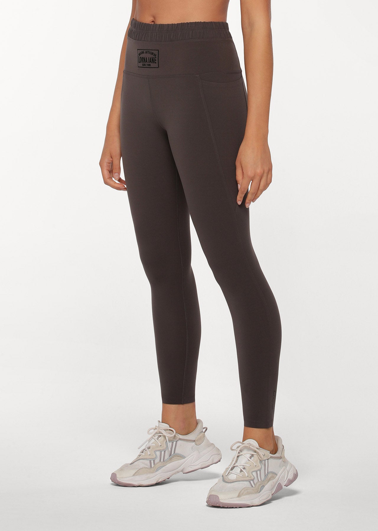 Lorna Jane Stretch Out Full Length Leggings - Graphite