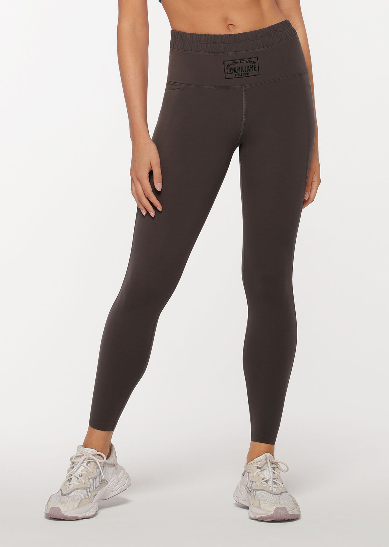 Lorna Jane Stretch Out Full Length Leggings - Graphite