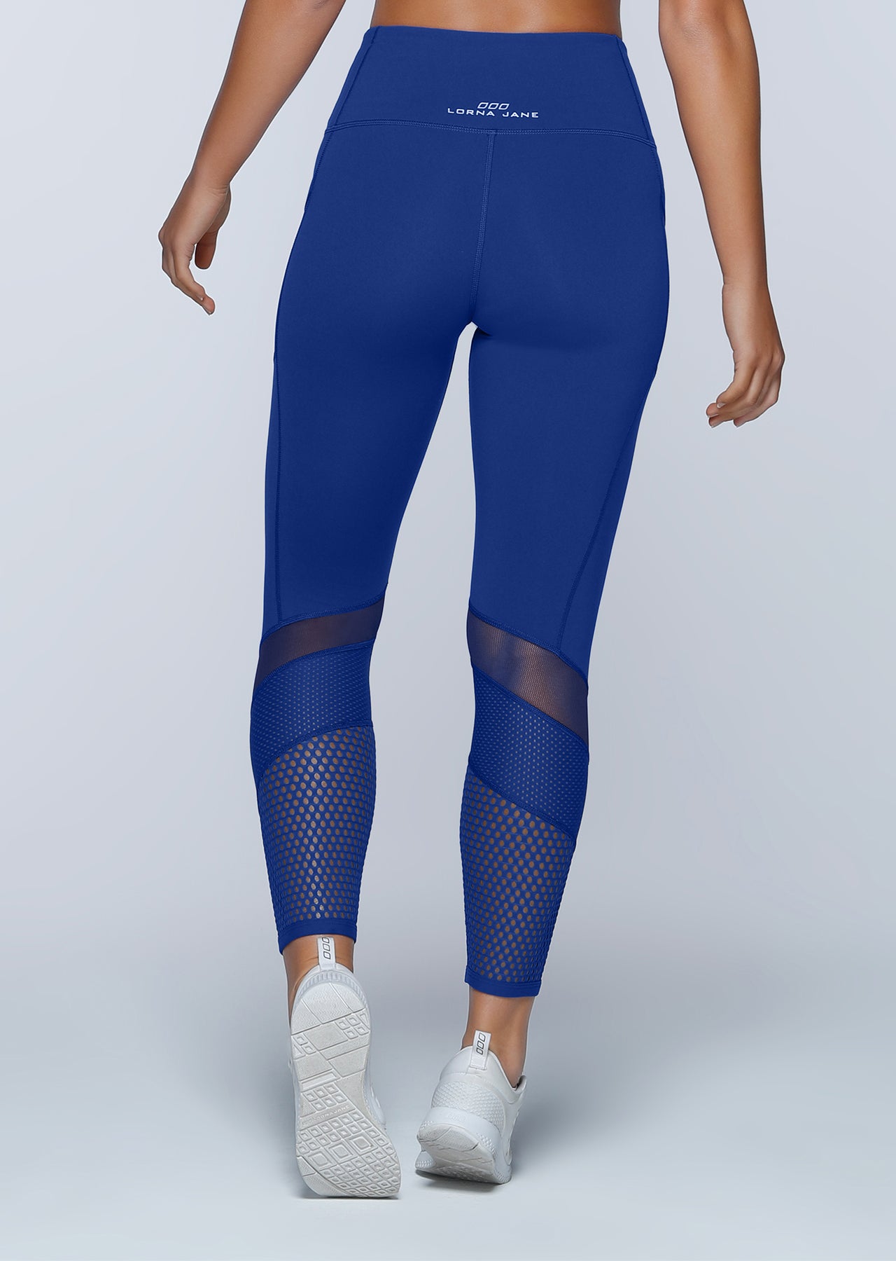 Lorna Jane Triple Threat Core Ankle Biter Tight - Storm