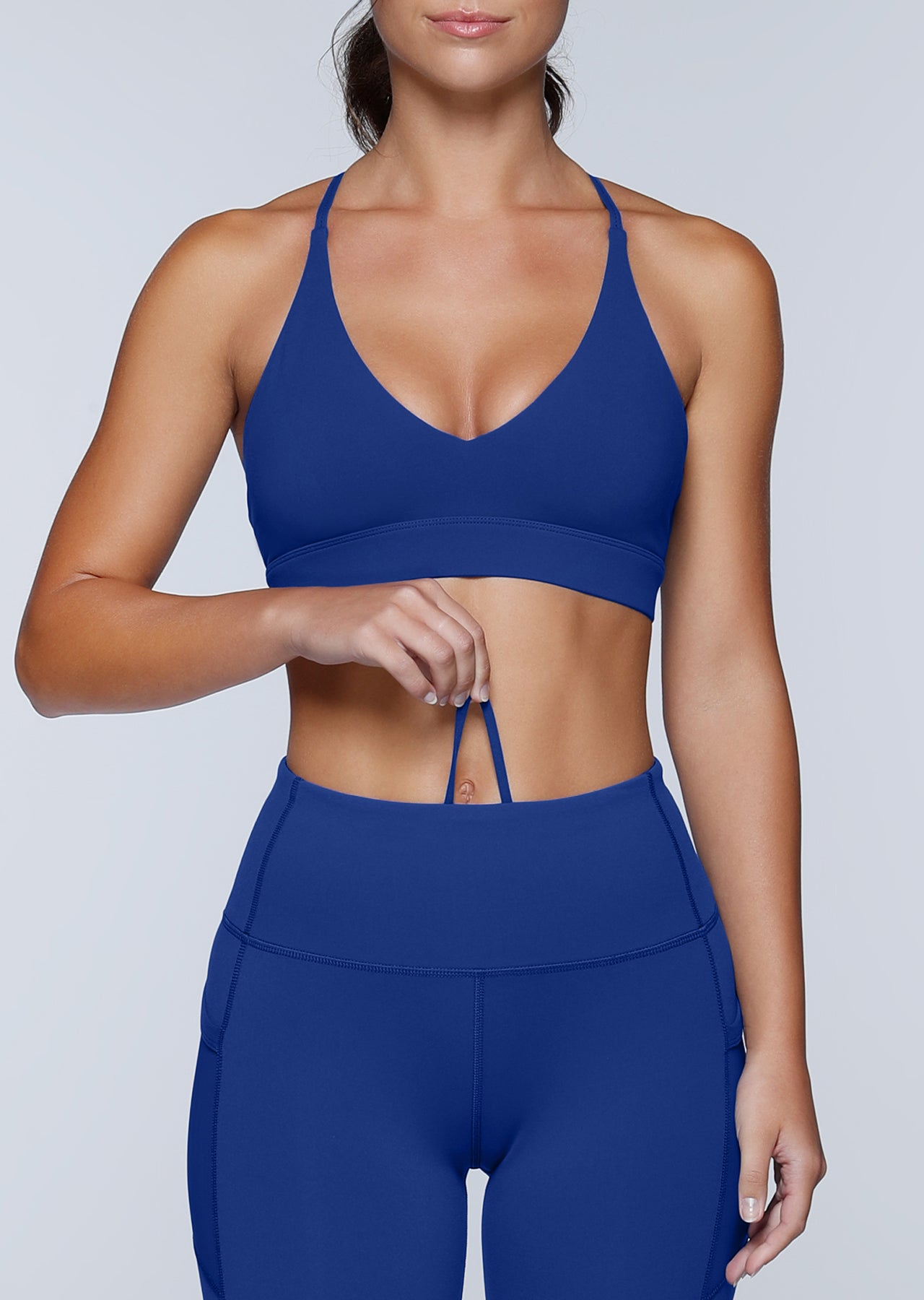 Lorna Jane Triple Threat Core Ankle Biter Tight - Storm