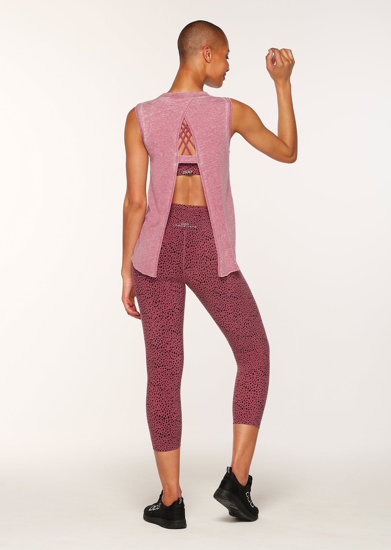 Lorna Jane Two Way Wear Tank - Raspberry Sorbet