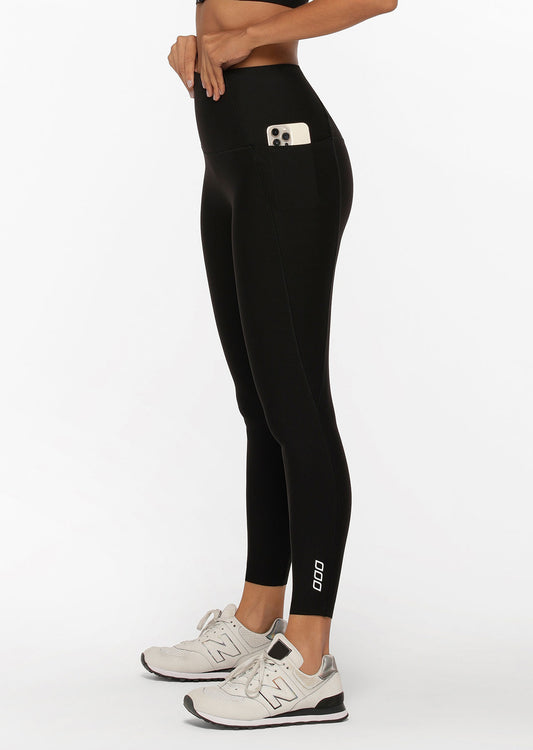 Lorna Jane Ultimate Excel Ankle Biter Leggings - Black