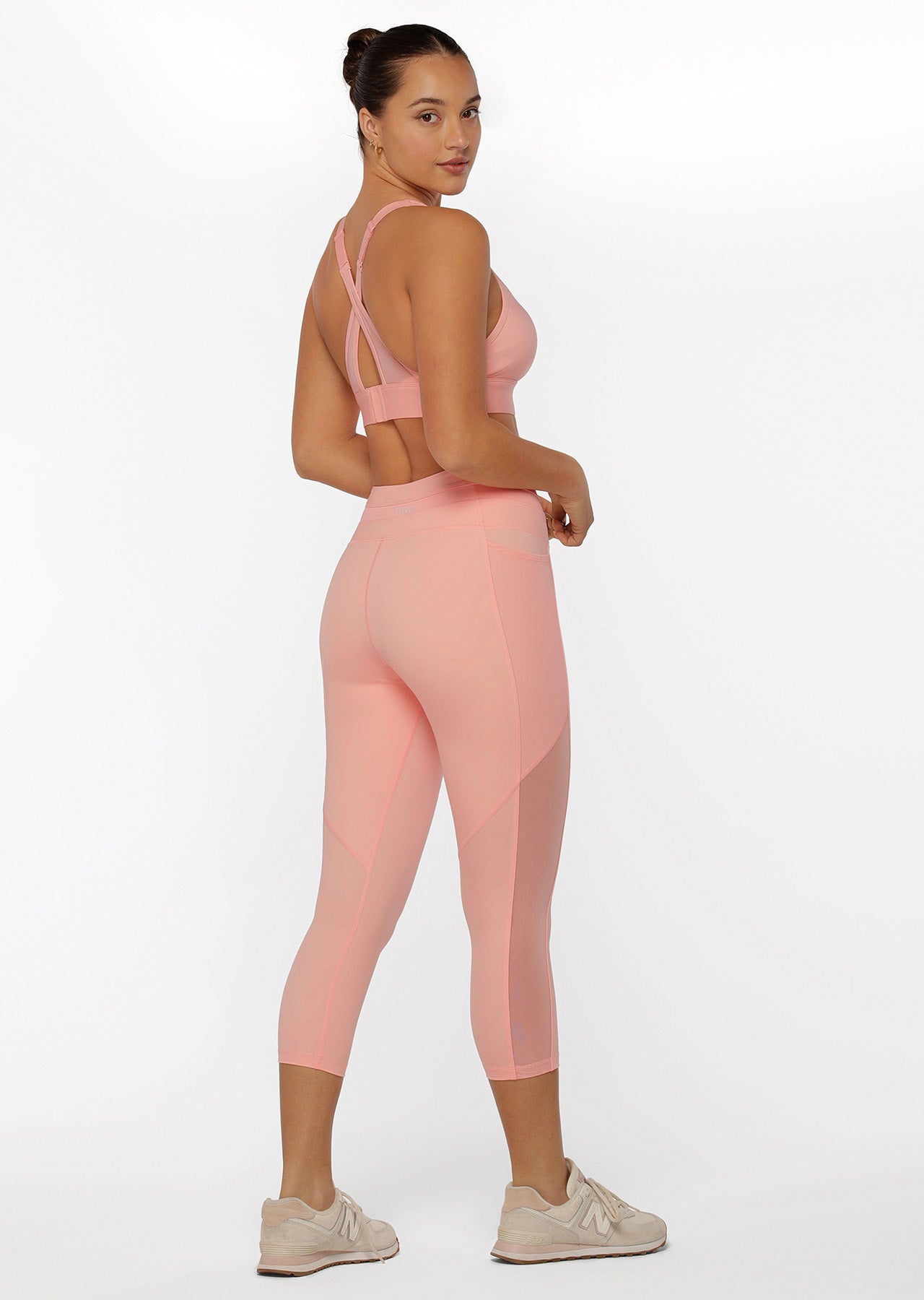 Lorna Jane Ultra Hold Booty 7/8 Leggings - Blushed Pink