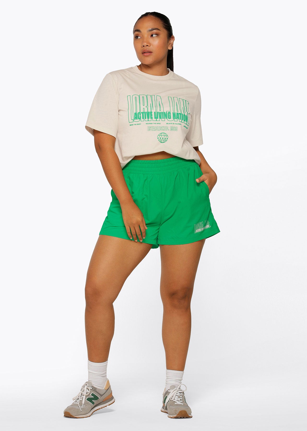 Lorna Jane Vacation Run Shorts - Mojito
