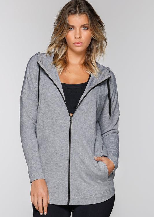 Lorna Jane Warm Embrace Hoodie - Grey Marl