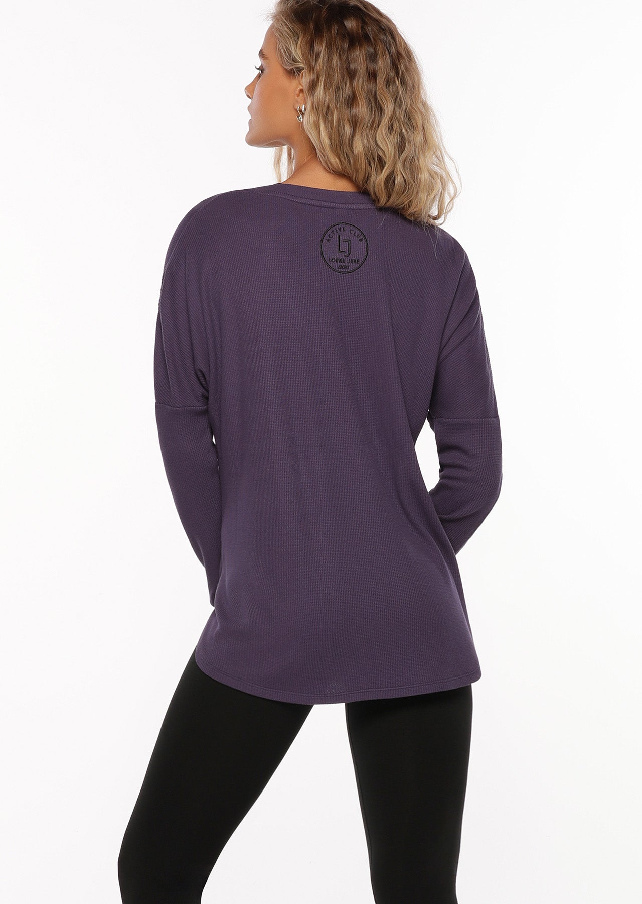 Lorna Jane Warm Up Long Sleeve Top - Night Violet