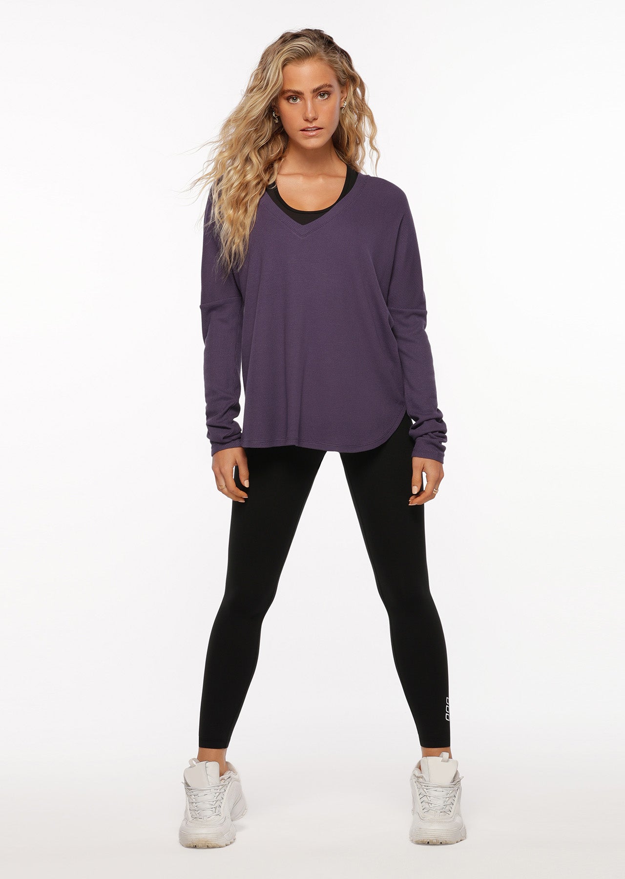 Lorna Jane Warm Up Long Sleeve Top - Night Violet