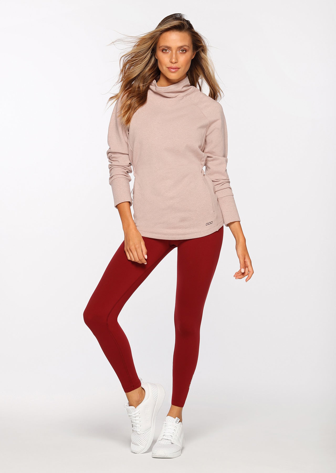 Lorna Jane Warmth Active Long Sleeve Top - Dawn Marl