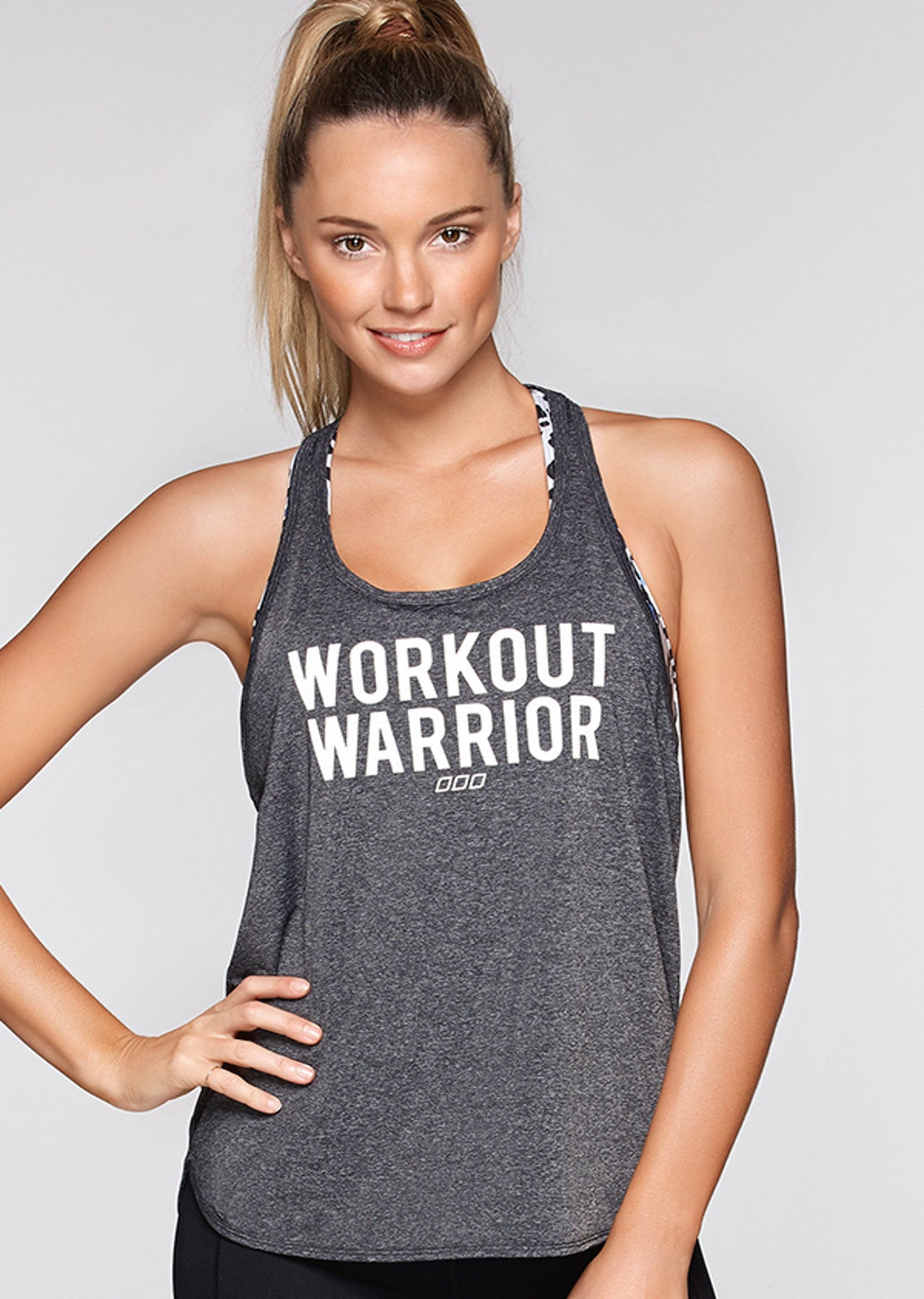 Lorna Jane Warrior Active Tank - Ocean Marl