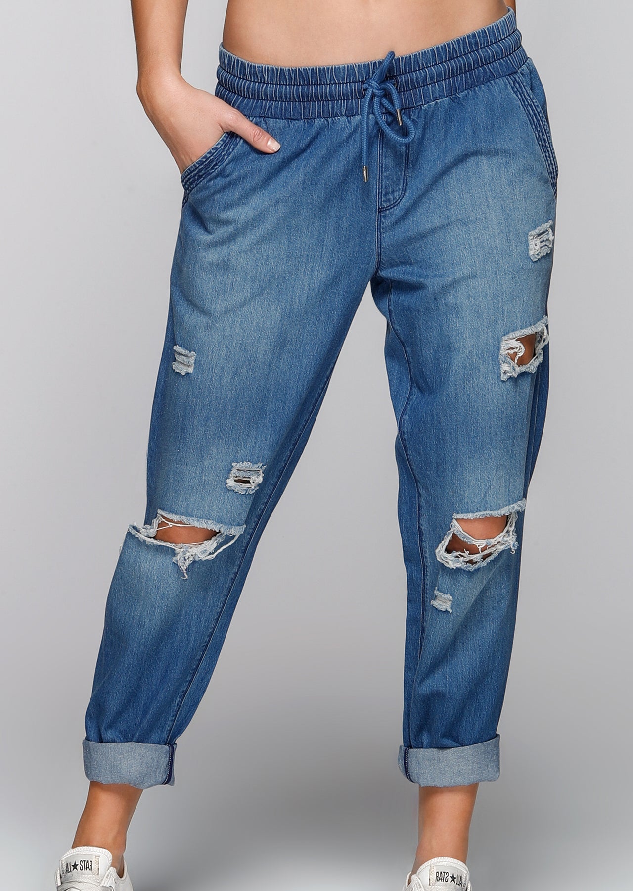 Lorna Jane Weekend Adventurer F/L Pant - Denim