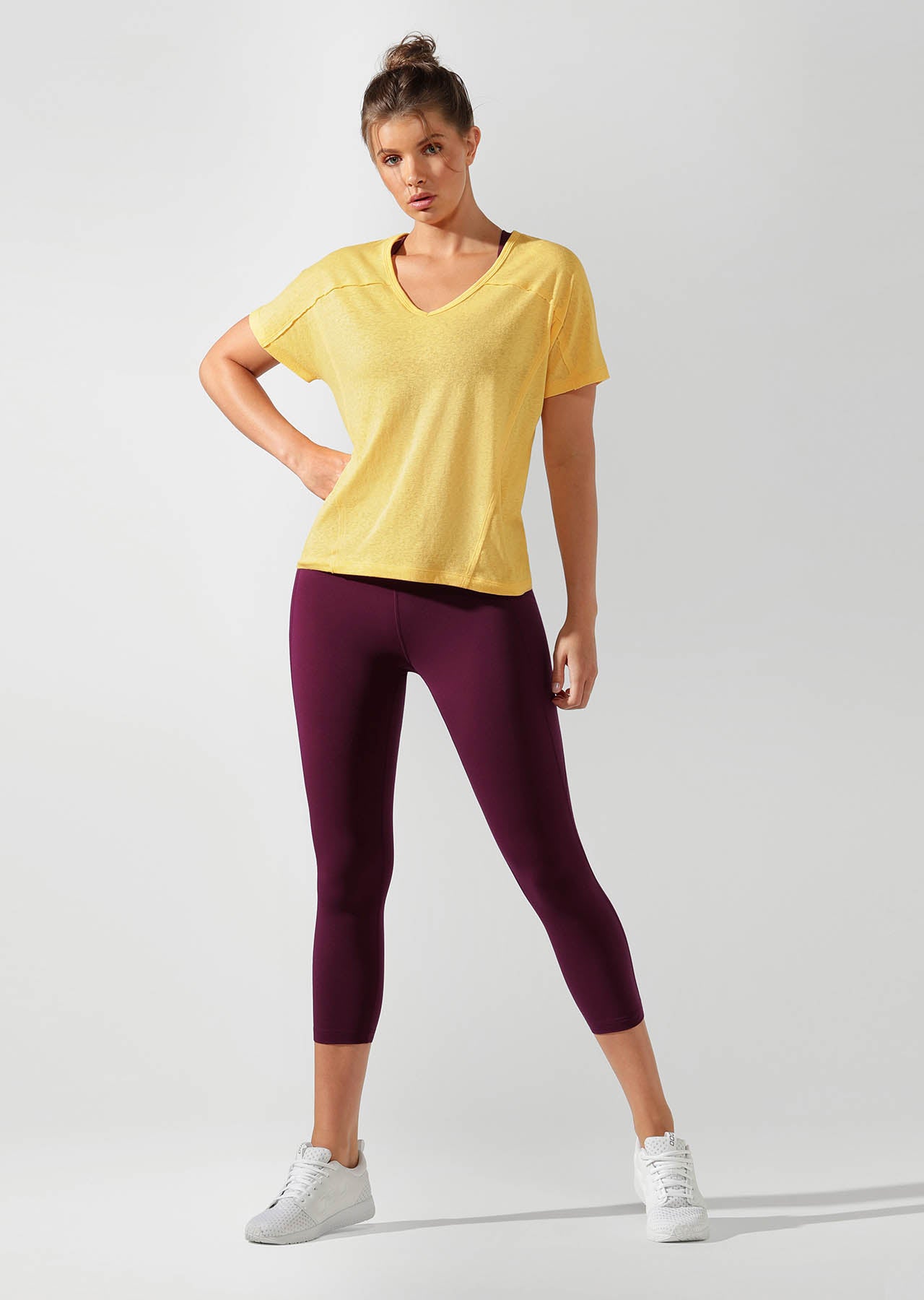 Lorna Jane Weekend Infrared Tee - Mustard